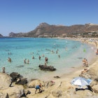 falasarna beach in crete, greece being full of people in the summer
1034402622
seaside, beautiful, ocean, holiday, falasarna, view, vacation, coast, relax, natural, casual, peaceful, person, cretan, mediterranean, greek, blond, golden hour, tranquil, bay